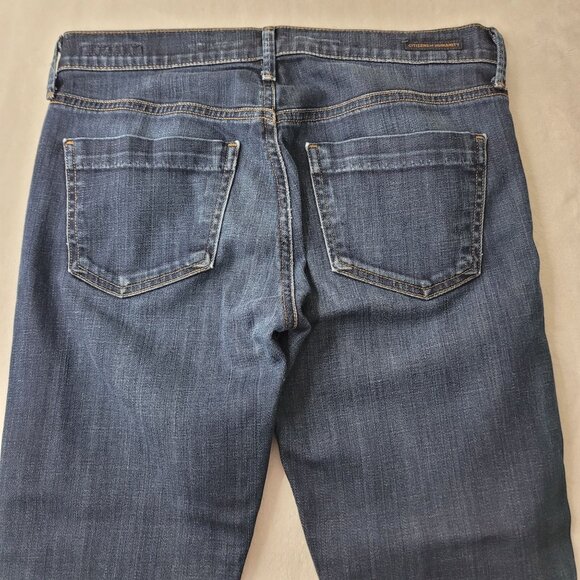 Citizens Of Humanity Dahan Womens Dani Dark Wash Cropped Leg Denim Jeans Size 27 - Picture 4 of 13